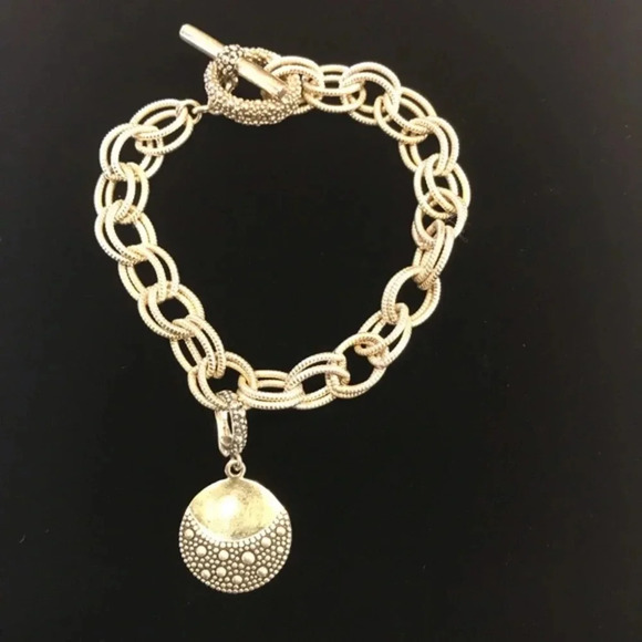 Elegannt Michael Dawkins Signed - 925 Sterling Silver Bracelet Starry Night - Picture 1 of 9